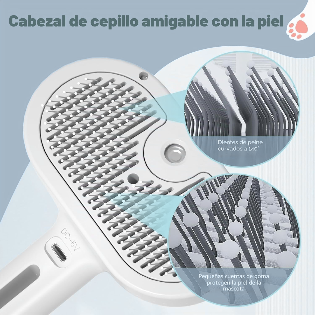 Groomy Cepillo Vaporizador Eléctrico